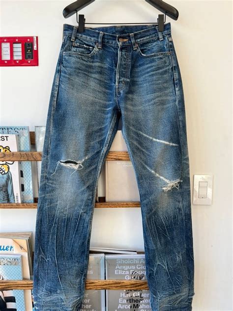 celine baggy jeans|celine denim jeans.